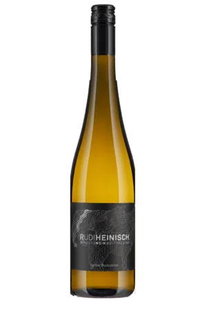 Gelber Muskateller 2025 – Flasche mit schwarzer Kapsel